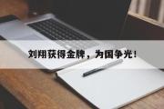 GOGO体育在线注册-刘翔获得金牌，为国争光！