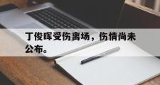 GOGO体育在线注册-丁俊晖受伤离场，伤情尚未公布。